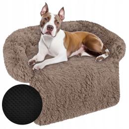 Legowisko Dla Psa Kota Pluszowe Miękkie Włochate Sofa Kanapa 76x76 CM