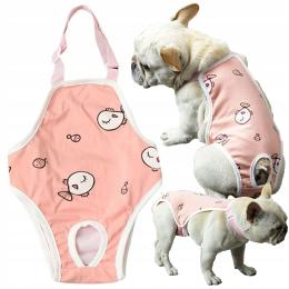 Majtki Na Cieczkę dla Psa Suczki na Szyję Różowe Menstruacyjne Psów 3XL