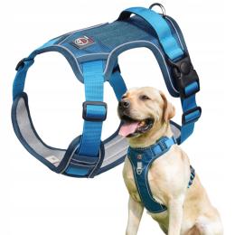 Szelki Bezuciskowe Guard dla psa Boston M Blue