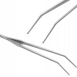 Pęseta Zagięta Do Terrarium Pinceta Do Sadzenia Roślin Długa Wąska 38cm