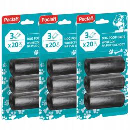 Woreczki Dla Psa Worki Na Psie Odchody Kupy Mocne Paclan 9x 20szt
