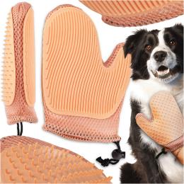 Szczotka Do Usuwania Sierści Psa Kota Rękawica Czesania Masażu Dwustronna