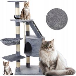 Drapak Dla Kota Wieża Domek Drabinka Sznur Zabawka