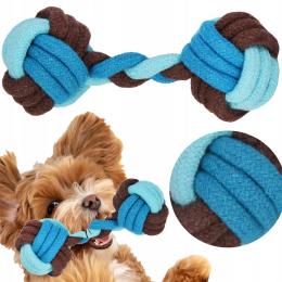 Gryzak Szarpak Dla Psa Zabawka Do Aportowania Bawełniana Piłka Sznur Lina