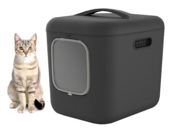 Duża kuweta dla kota XL na żwirek zamknięta toaleta filtr Rotho Biala XL