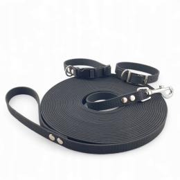 Linka smycz wodoodporna 20mm Hexa plaster miodu dł. 6 m obroża cz