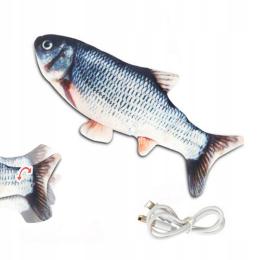 Pluszowa Ryba Skacząca Zabawka Dla Kota Psa