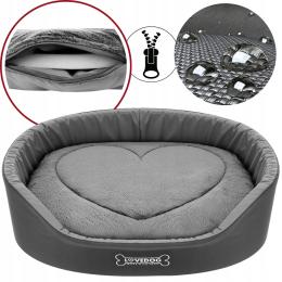 Legowisko dla psa kota Wodoodporne posłanie pokrowcem Zamek kojec XL 80x70