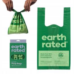 Reklamówki Earth Rated 120 szt. Lawendowe na psie odchody do kuwety