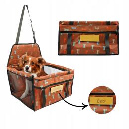 Transporter dla psa Fotelik samochodowy Mata ochronna Mocna Grawer