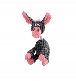 Szarpak zabawka dla psa wesoły osioł pluszowy 28 cm. pluszak piszczy