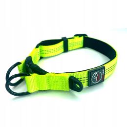 Mocna Obroża dla psa neon Rico 40-50CM odblask