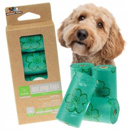 Biodegradowalne Woreczki na psie odchody Eko opakowanie 60 sztuk 4 rolki