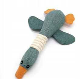 Szarpak zabawka dla psa rozjechana kaczka 32 cm. piszczy kaczor maskotka