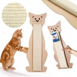 Drapak Na Ścianę Meble Drzwi Dla Kota Sizalowy Z Kocimiętką Trixie 56CM/1sz