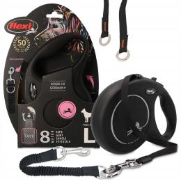 Smycz Automatyczna 5m Taśma Amortyzator do Smyczy Szarpiącego Dużego Psa XL