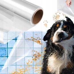 Folia Ochronna Bezbarwna Meble Drzwi Ścianę Przeciw Zabrudzeniom 150 x 45cm