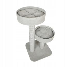 Drapak dla Kota nr.28/2 +legowisko Jasnoszary