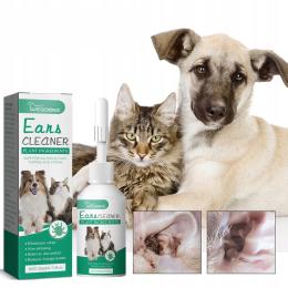 Krople do uszu dla psów i kotów na świerzb i oczyszczanie uszu 20ml