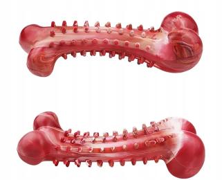 Mocna zabawka dla psa Duża Lana Kość zapachowa z wypustkami