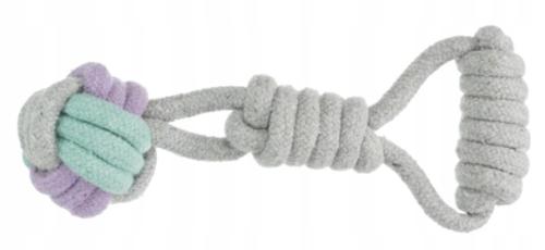 Trixie Gryzak Szarpak Piłka sznurowa Junior dla Szczeniąt z Uchwytem