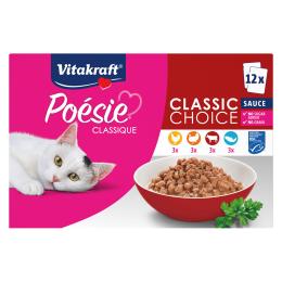 Vitakraft Poésie Classic w sosie - 12 x 85 g