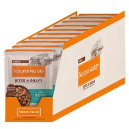 Nature's Variety Bites Adult w sosie, 22 x 85 g - Tuńczyk
