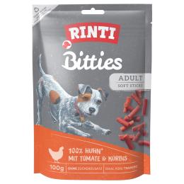 Pakiet RINTI Extra Bits, 5 x 100 g - Kurczak z pomidorami i dynią