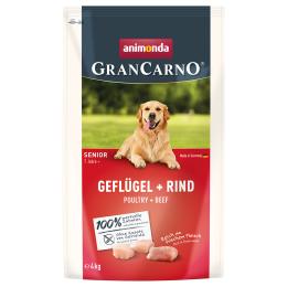 animonda GranCarno Senior, drób i wołowina - 4 kg