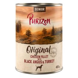 Purizon Senior, filet z kurczaka z wołowiną Black Angus - 12 x 400 g