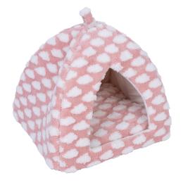 zooplus Basics jaskinia dla kota Fluffy - Różowa