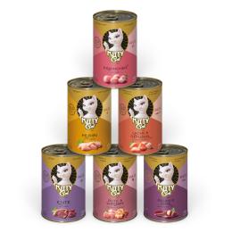 Kitty Cat Adult Pate, 6 x 400 g - Pakiet mieszany III (6 smaków)