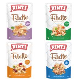 Megapakiet RINTI Filetto w galarecie, saszetki, 48 x 100 g - Mix (4 smaki)