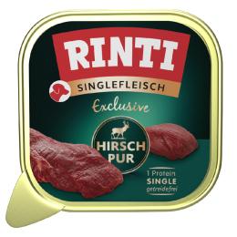RINTI Singlefleisch Exclusive, 10 x 150 g - Jeleń