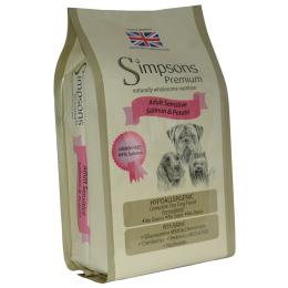 Simpsons Premium Adult Sensitive, łosoś z ziemniakami - 12 kg
