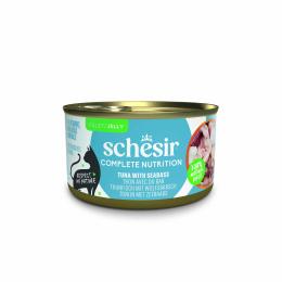 Schesir Complete Nutrition, filet w galarecie, 6 x 85 g w puszce - Tuńczyk z okoniem morskim