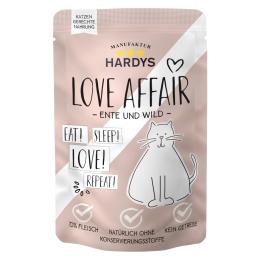 Korzystny pakiet Hardys LOVE AFFAIR, 24 x 100 g - Kaczka i dziczyzna
