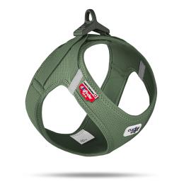 Curli Vest szelki Clasp Air-Mesh, zielone - Rozmiar XL: Obwód klatki piersiowej 55,5 - 62,7 cm