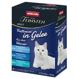animonda Vom Feinsten Adult Raffinesse w galarecie, 24 x 85 g - Pakiet mieszany "aus dem Wasser" (3 smaki)