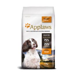 Dwupak Applaws  - Adult Small & Medium Breed, kurczak, 2 x 7,5 kg