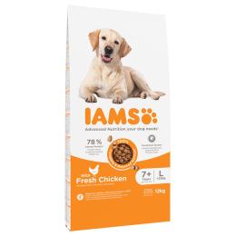 IAMS Advanced Nutrition Senior Large Dog 7+, kurczak - 2 x 12 kg