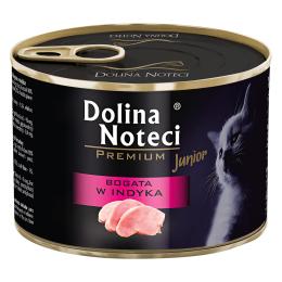 Dolina Noteci Premium Junior, 12 x 185 g - Bogata w indyka