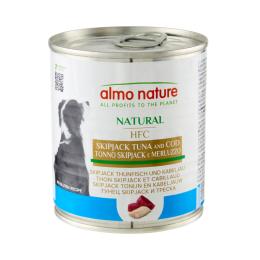 Almo Nature HFC, 6 x 280 g / 290 g - Tuńczyk bonito i dorsz, 290 g