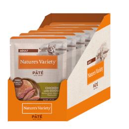 Nature's Variety Pâté No Grain Adult, 12 x 70 g - Kurczak i gęś