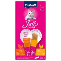 Vitakraft Jelly Lovers, kurczak i indyk - 24 x 15 g