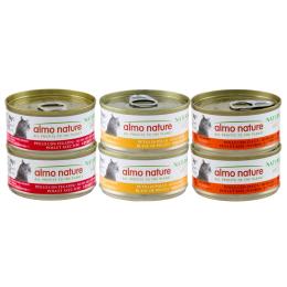 Almo Nature 6 x 70 g - Pakiet mieszany z kurczakiem