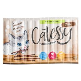 Pakiet Catessy Sticks, 50 x 5 g - Z królikiem i indykiem
