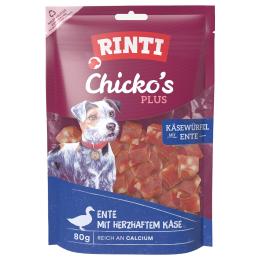 RINTI Chicko Plus, ser i kawałki kaczki - 6 x 80 g