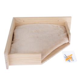 Modern Living legowisko ścienne Serra - naturalny / beżowy