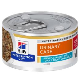 Hill's Prescription Diet c/d Multicare Stress Ragout, tuńczyk i warzywa - 24 x 82 g